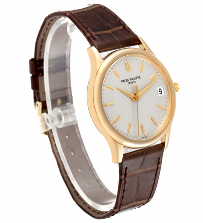 Pre-Owned Patek Philippe Calatrava Yellow Gold Automatic Mens Watch 3998