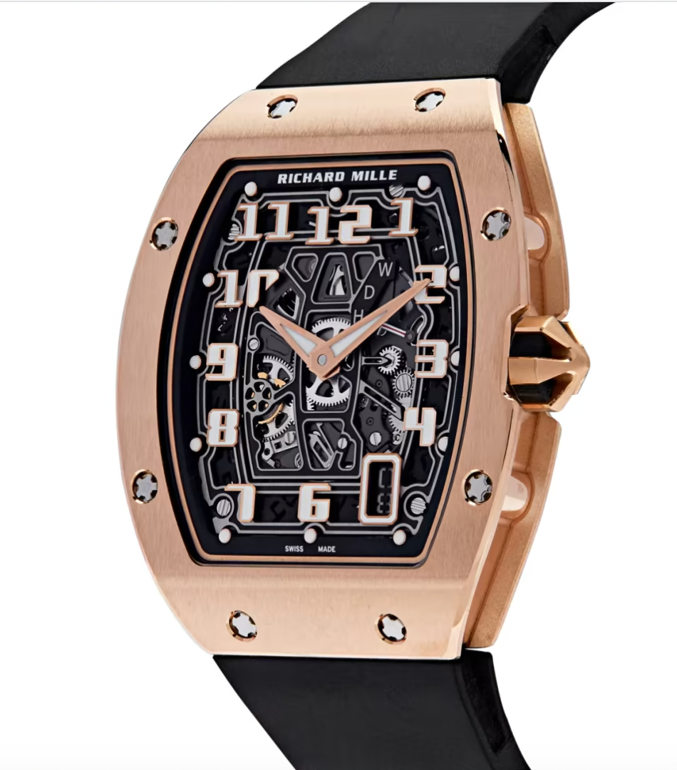 Pre-owned Richard Mille RM67-01 Extra Flat Rose Gold