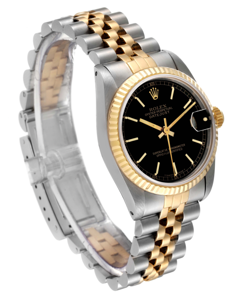 Pre-Owned Rolex Datejust Midsize Steel Yellow Gold Ladies Watch 68273