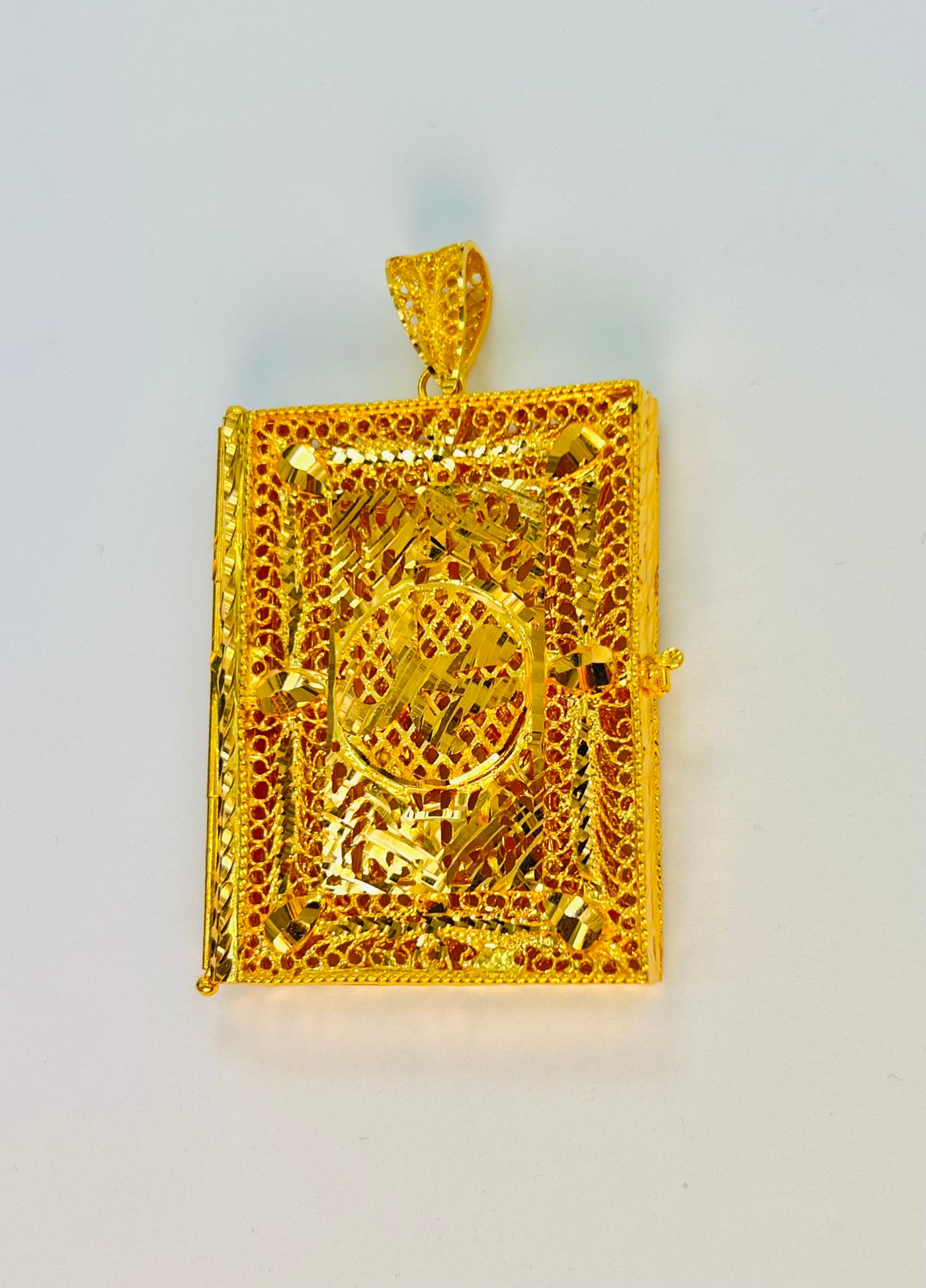 21k Gold Holy Book Pendant