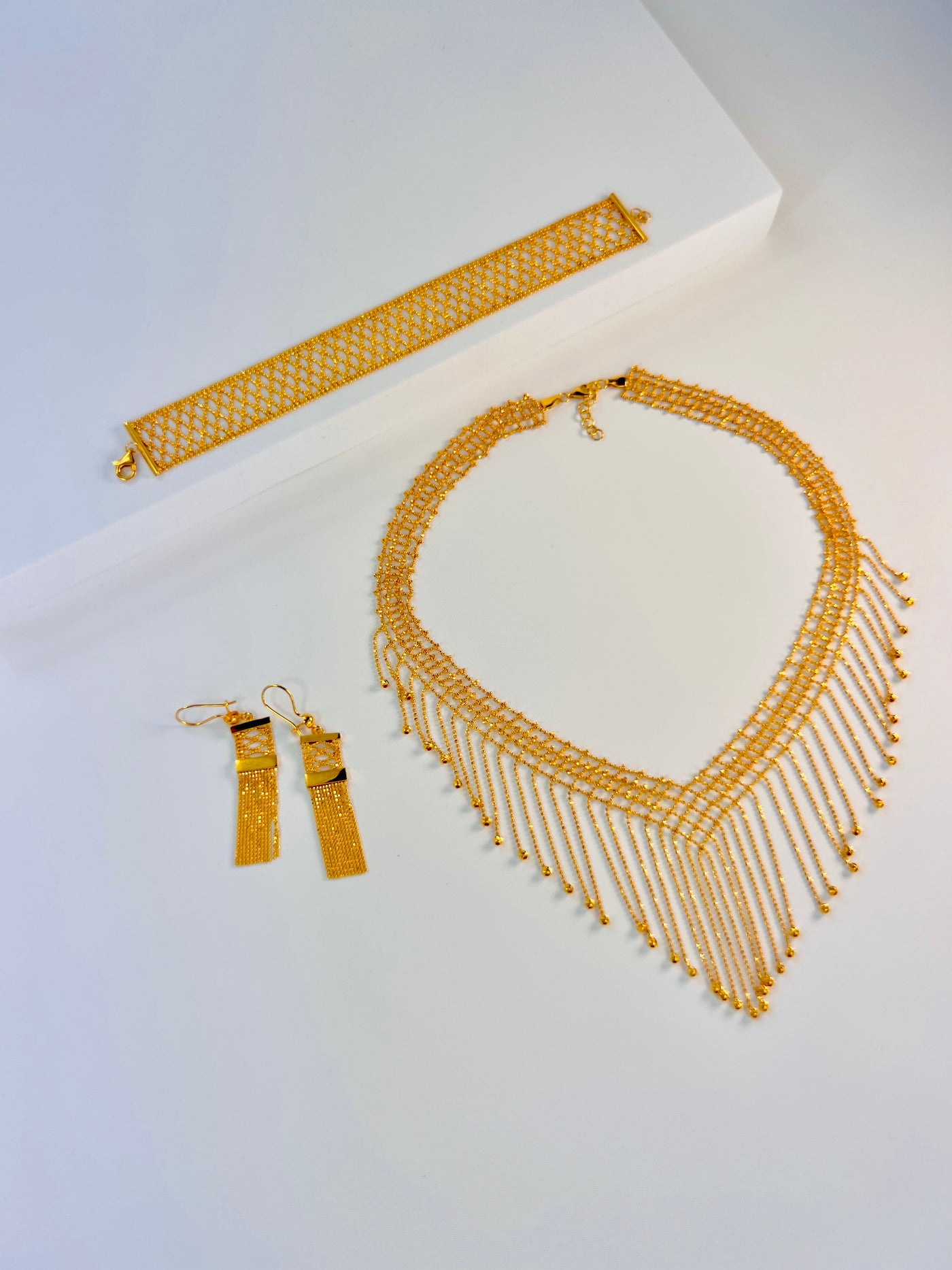 21k Gold Necklace Set