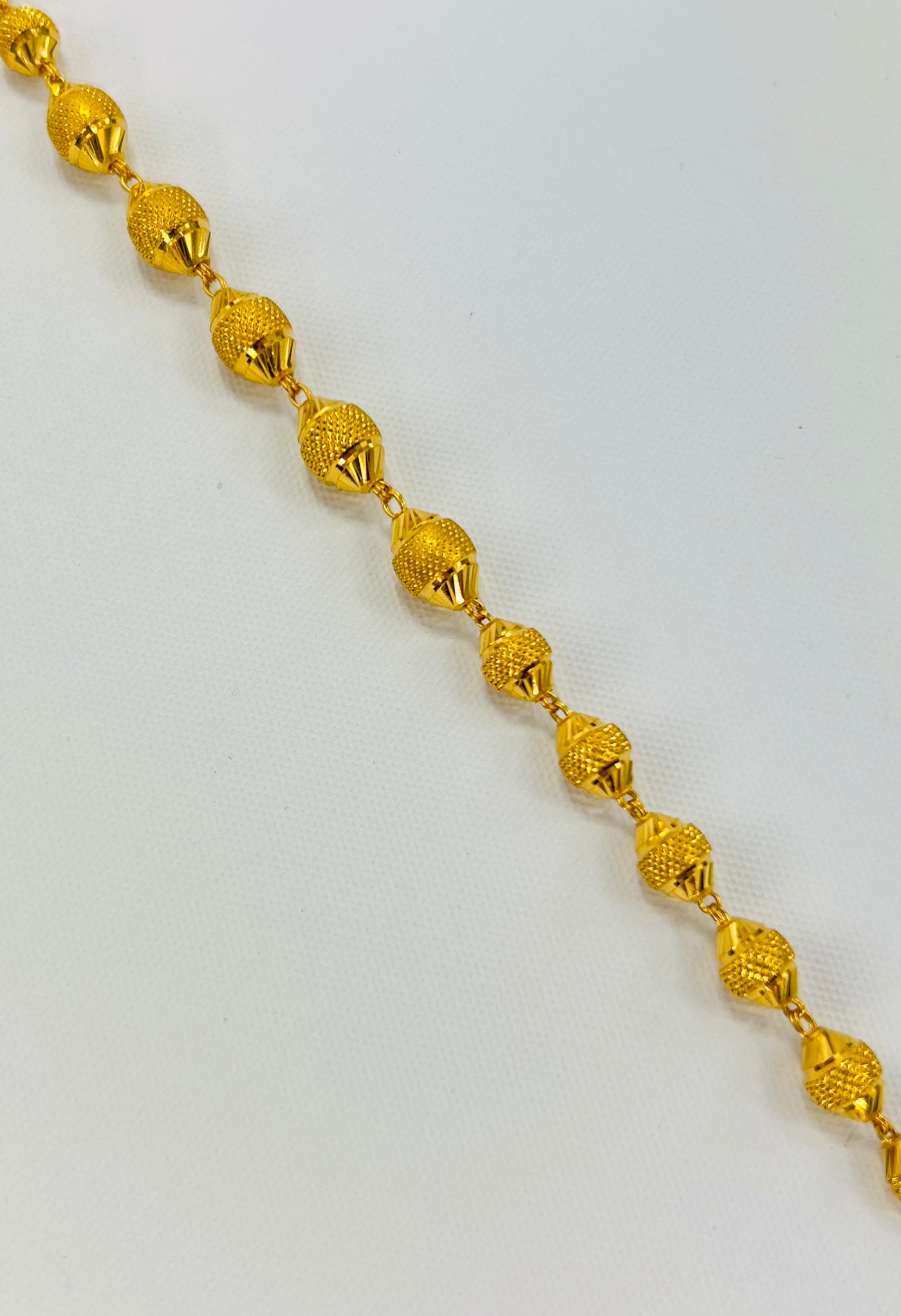 22k Gold Beaded Bracelet