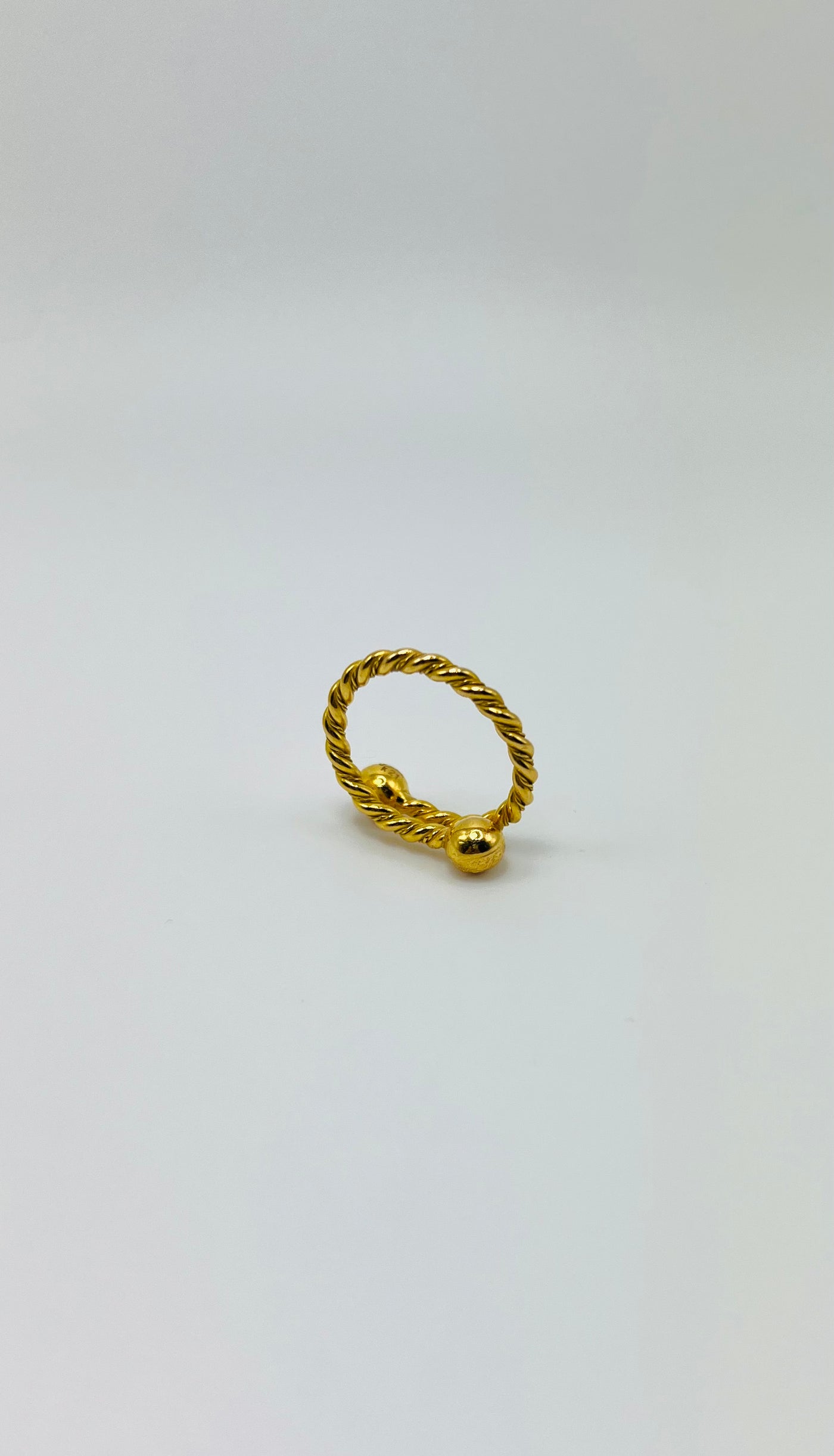 21k Gold Rope Ring