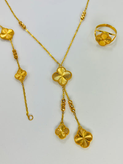 21k Gold Necklace Set